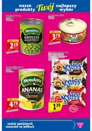 Prim Market gazetka tydzień 39 Strona 17: Ananas Mondello €4,79, Groszek konserwowy Mondello €2,29