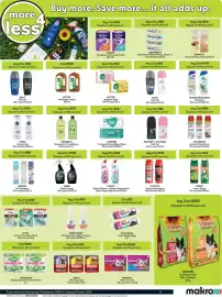 Makro catalogue Page 11: ORGANICS Shampoo or Conditioner €100,00, AQUAFRESH toothpaste €60,00