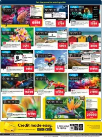 Makro catalogue Page 12: SKYWORTH 81 cm (32") QLED+ Smart Google TV €2.799,00, LG 215 cm (85") QNED AI 4K Smart TV €21.999,00