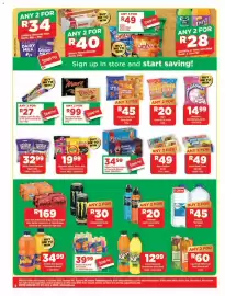 OK Grocer catalogue Page 6: Fusion Flavoured Concentrate Dairy Blend €12,99, Monster Energy Drink Assorted €30,00