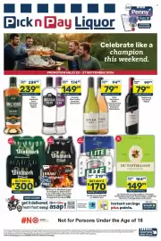 Pick n Pay Liquor catalogue Page 1: Spier Sauvignon Blanc, Chardonnay or Chardonnay Pinot Noir €79,99
