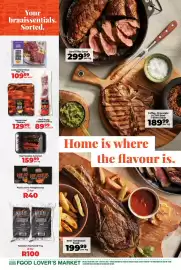 Food Lover's Market catalogue Page 4: Beef fillet steak €299,99, Coffee, chocolate & chilli beef t-bone steak €189,99
