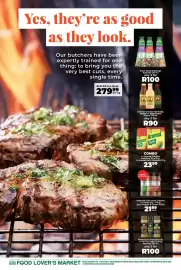 Food Lover's Market catalogue Page 5: Knorr - salad dressings €100,00, Beef rib eye steak €279,99