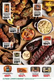 Food Lover's Market catalogue Page 7: Roasted paprika & garlic or spicy mediterranean-style beef sirloin steaks €189,99
