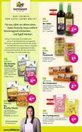 Denn's Biomarkt Flugblatt Seite 10: Linea Natura Bio-Schokokuss €2,79, BioBon Bio-Fruchtgummis €1,29