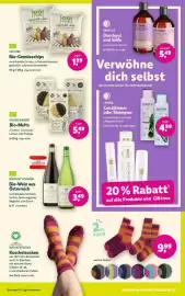 Denn's Biomarkt Flugblatt Seite 11: Island Bakery Bio-Melts €5,49, GO PURE Bio-Gemüsechips €1,99