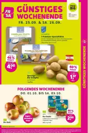Denn's Biomarkt Flugblatt Seite 13: SOTO Bio-Falafel €2,00, Followfood Kabeljau Filets in Bio Knusperpanade €4,00