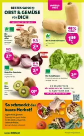 Denn's Biomarkt Flugblatt Seite 2: Bioland Bio-Salatherzen €2,49, Bio-Kürbis Butternut €1,99
