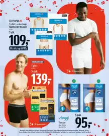Føtex tilbudsavis uge 39 Side 16: MARATHON Tights €139,00, OLYMPIA T-shirt, undertrøje, tights eller trusser €109,00