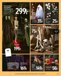 Føtex tilbudsavis uge 39 Side 58: Skelet dele €75,00, Dekorationsvarer €25,00