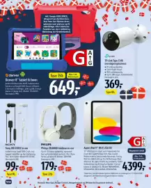Føtex tilbudsavis uge 39 Side 67: Apple iPad 11” Wi-Fi 256 GB €4.399,00, Denver 8” tablet til børn €649,00