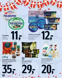 Føtex tilbudsavis uge 39 Side 8: Omo eller Bamseline €20,00, Philadelphia €11,00
