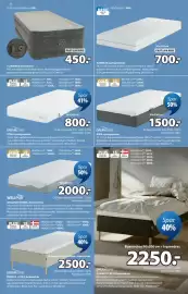 JYSK tilbudsavis Side 10: SUMELVI + EKSO boxmadras €2.250,00, STRIA springmadras €800,00