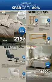 JYSK tilbudsavis Side 2: Sengetøj i satin €215,00, STADIL lænestol €1.150,00