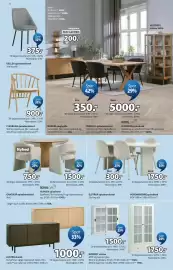 JYSK tilbudsavis Side 6: GRIBSKOV spisebord €5.000,00, VORDINGBORG spisebord €1.750,00