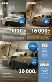 JYSK tilbudsavis Side 9: TEMPRAKON ULA elevationsseng €20.000,00, KUPELVA + VOLA elevationsseng €16.000,00