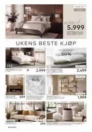 Skeidar kundeavis Side 2: Torino vegghylle i eik natur €1.999,00, Xov 60 jubileum overmadrass €2.499,00