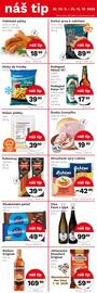 Konzum leták Strana 4: Víno Pánů z Lipé €99,90, Vodňanské kuře kuřecí prsa k natrhání €89,90