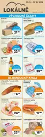 Konzum leták Strana 2: Pařížský salát €26,90, Beskydské uzeniny Zabijačkový sulc s petrželí €16,90