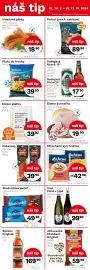 Konzum leták Strana 4: Víno Pánů z Lipé €99,90, Vodňanské kuře kuřecí prsa k natrhání €89,90