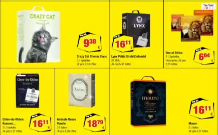 Calle reklamblad Sida 20: Mauro €16,11, Sun of Africa €6,04