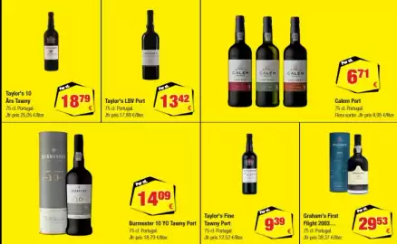 Calle reklamblad Sida 24: Burmaster 10 Yo Tawny Port €14,09, Taylor's lbv port €13,42
