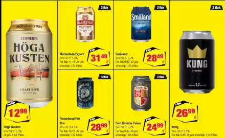 Calle reklamblad Sida 30: Småland €28,49, Pistonhead Flat Tire €28,99