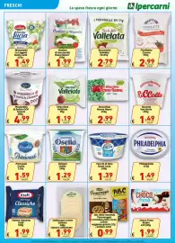 Volantino Ipercarni Pagina 8: Fiocchi di latte Santa Lucia €1,39, Choco Fresh Kinder €1,99