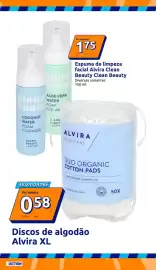 Folheto Action semana 39 Página 7: Espuma de limpeza facial Alvira Clean Beauty Clean Beauty €1,75