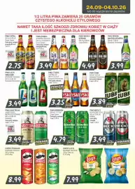 Słoneczko gazetka Strona 11: Piwo Żywiec €3,49, Piwo Heineken €4,79