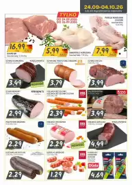 Słoneczko gazetka Strona 2: Schab Wiśniowy Swojsci €2,99, Kiełbasa bez osłonki JBB €2,39