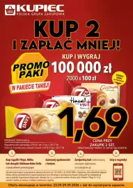 Kupiec gazetka tydzień 39 Strona 1: Rogalik 7Days o smaku spumante €1,69