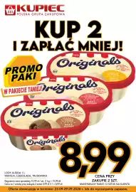 Kupiec gazetka tydzień 39 Strona 3: Lody Algida wanilia €8,99