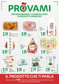 Volantino PRO7 Supermercati Pagina 13: PRO7 Pasta fresca ripiena €1,49, PRO7 prosciutto crudo stagionato senza osso €1,85