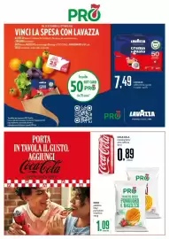 Volantino PRO7 Supermercati Pagina 31: Coca-Cola zero zuccheri €0,89, Lavazza caffè crema e gusto €7,49