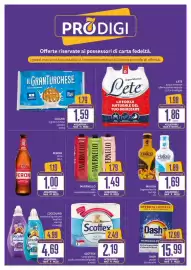 Volantino PRO7 Supermercati Pagina 4: Malizia bagnoschiuma €1,69, Dash power €15,99