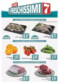 Volantino PRO7 Supermercati Pagina 5: Pomodorini Piccadilly €3,87, Vongola lupino €0,57