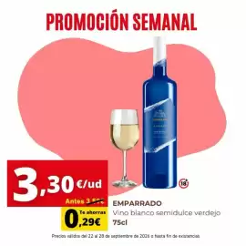 Folleto Supermercados Tu Alteza semana 39 Página 1: Reserva de la tierra - emparrado vino blanco semidulce verdejo €3,30