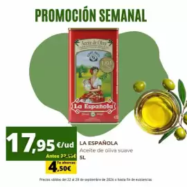 Folleto Supermercados Tu Alteza semana 39 Página 2: La española - aceite de oliva €17,95