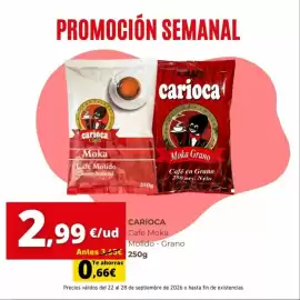 Folleto Supermercados Tu Alteza semana 39 Página 4: Carioca - café moka molido-grano €2,99