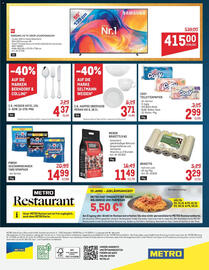Metro Flugblatt Seite 4: Briketts Turbo €3,29, Cosy Toilettenpapier €2,99