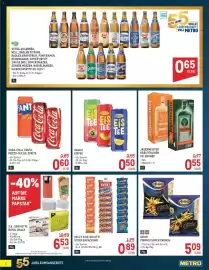 Metro Flugblatt Seite 2: Kelly's od. Soletti Streifenpackung €0,89, Aviko Pommes Super Crunch €5,09