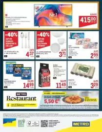 Metro Flugblatt Seite 4: Briketts Turbo €3,29, Cosy Toilettenpapier €2,99