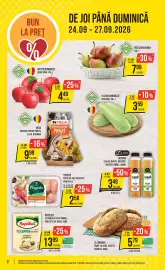Catalog Mega Image săptămâna 39 Pagină 2: La lorraine pâine cu grâu, ovăz și semințe €5,79, Olympus ceai de munte €3,49