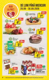Catalog Mega Image săptămâna 39 Pagină 26: Amstel Bere, Mega Apetit chiftele de curcan €12,79