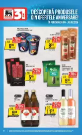 Catalog Mega Image săptămâna 39 Pagină 8: Meda salam sinaia €5,45, Pelin carpatin €11,24