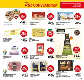 Volantino Superconti Pagina 15: Mozzarella senza lattosio Francia €1,19, Gelato stecco Nuìi €3,59