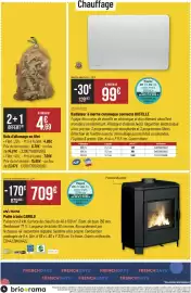 Catalogue Bricorama page 4: Bois d'allumage en filet €4,69, Airelec Radiateur à inertie céramique connecté BASTILLE €99,00