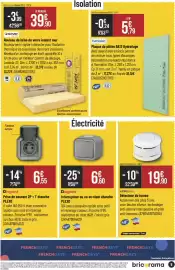 Catalogue Bricorama page 5: Batiplac Plaque de plâtre BA13 Hydrofuge €5,79