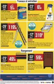 Catalogue Bricorama page 7: Centaure Escabeau pro up 5 marches €119,90, VELUX Fenêtre de toit €319,00